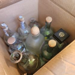 Cool Empty Glass Bottles