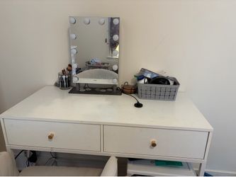 White desk