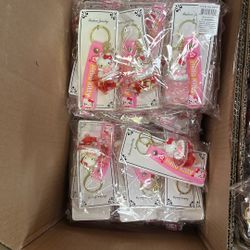 12pcs Hello Kitty Key Chain Ring