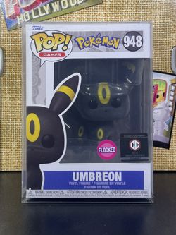 FUNKO POP UMBREON 948 FLOCKED CHALICE COLLECTIBLES EXCLUSIVE POKÉMON