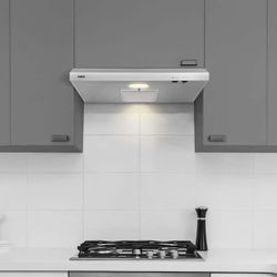 30 in. Century Collection Ductless 160 CFM Under Cabinet Range Hood, Reusable Filter, Light, Stainless Steel