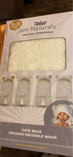 NEW baby NEW Baby organic Bear swaddle