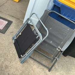 Two Folding Chairs For The Beach, The Cookout And More,  Both For $15