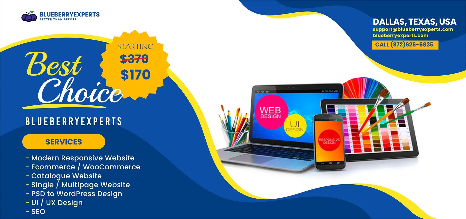 Website Design/Wordpress/wooCommerce Web Development