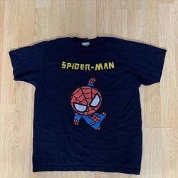 Spider-Man big head cartoon t-shirt