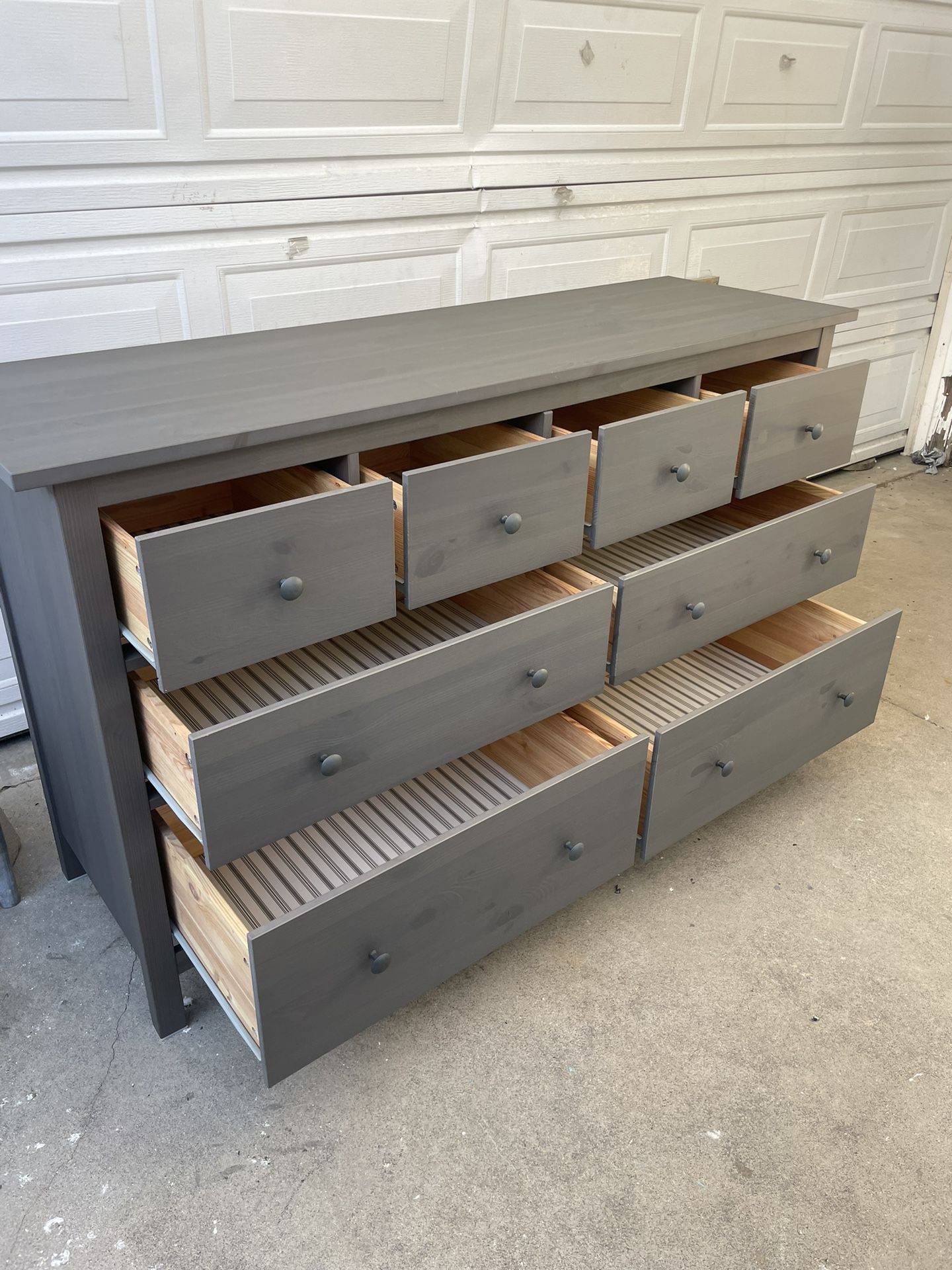 gray ikea dresser HAUGA 4-drawer dresser