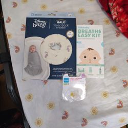 Baby Sleep Sack Swaddle, Fridababy Breathe Easy Kit, Pacifier 