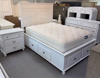 White bedroom furniture,no credit needed,same day 🚚, modern furniture