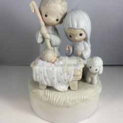 Come Let Us Adore Him Music Box - Precious Moments  