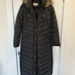 Michael Kors Puffer Jacket Parka Full Length New 