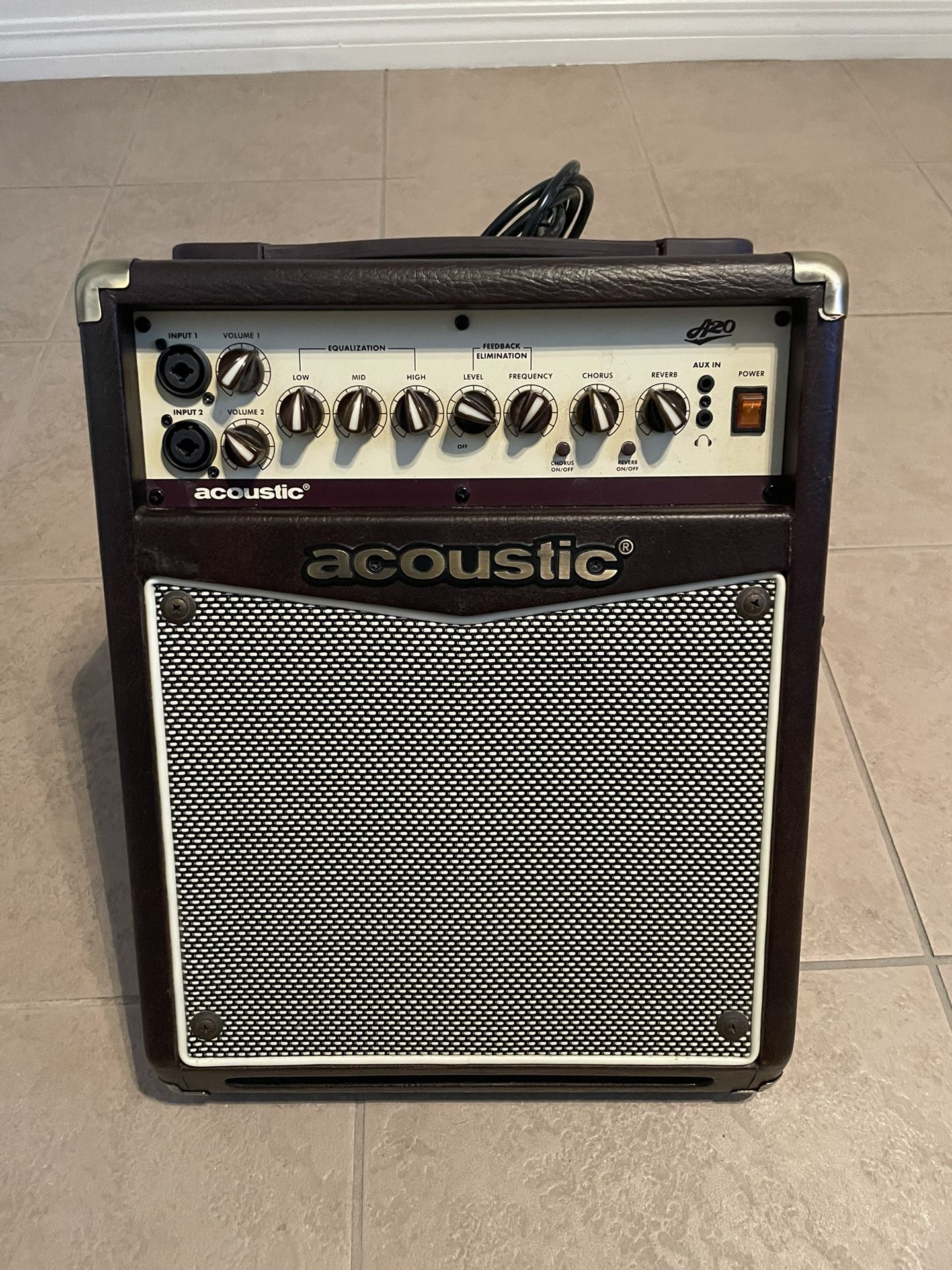 Acoustic amplifier a 20