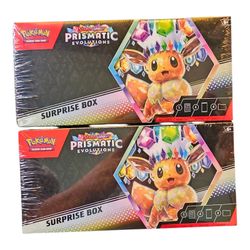 (2) Suprise Box Pokemon Prismatic Evolutions **I CAN SHIP**