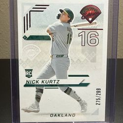 2025 Panini Prospect Edition NICK KURTZ PROSPECT TICKET RED /299 #50