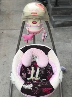 Fisher-Price Butterfly Cradle 'n Swing