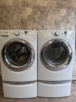 Washer and dryer electric laundry