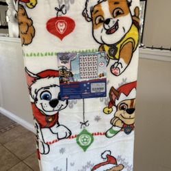 Paw Patrol Christmas Blanket 