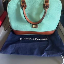 New. Dooney And Bourke Pebble Leather Satchel