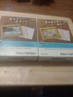 2 complete sets of pictures to paint by number