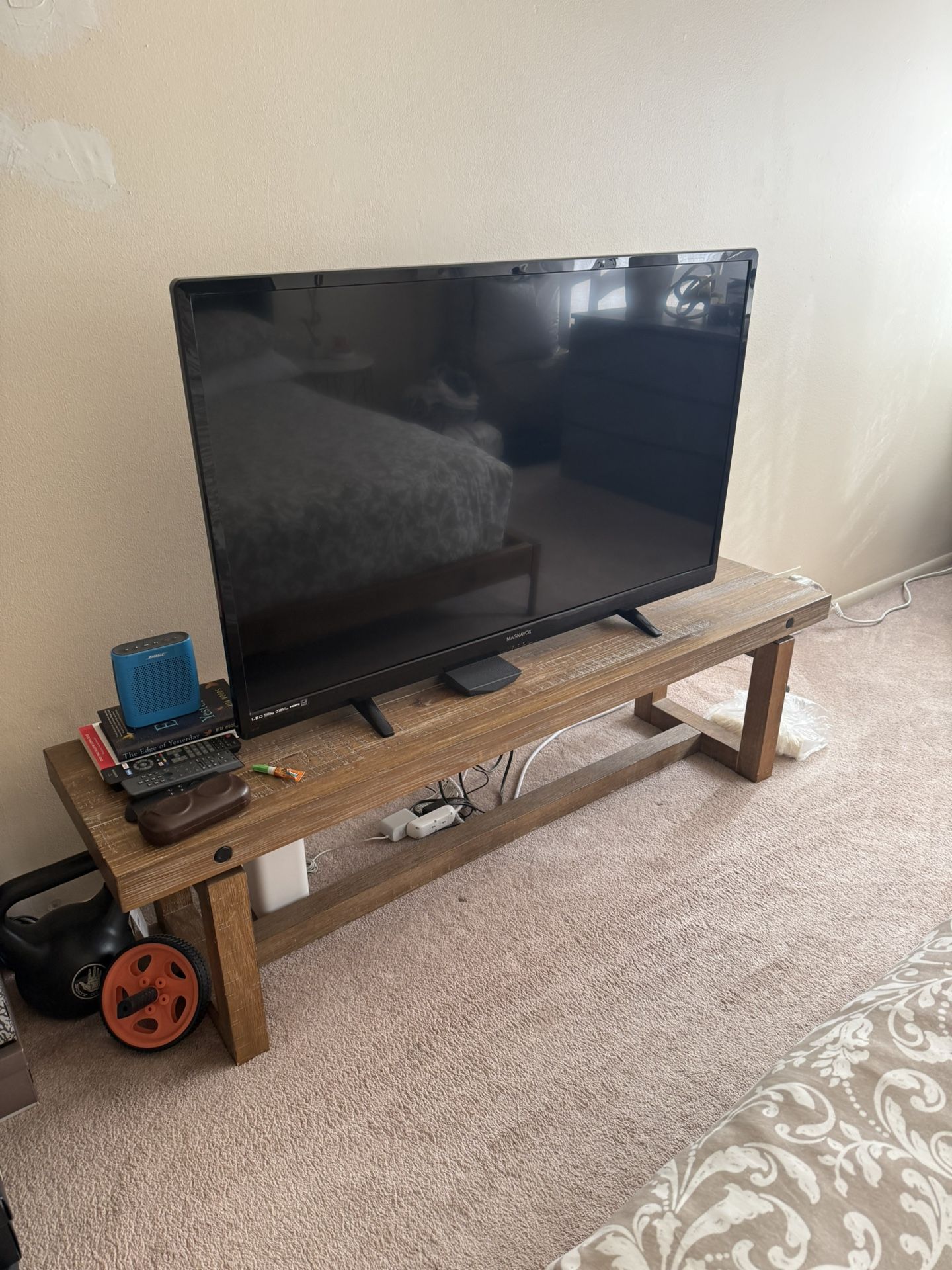 Rustic Wood Bench / Console Table / TV Stand
