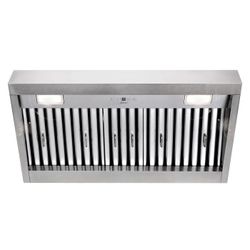 36" Range Hood Insert, Ultra Quiet Stainless Steel 6" Ducted with 600 CFM Powerful Suction