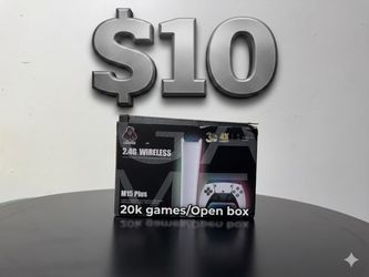 Retro gaming console open box  20k games