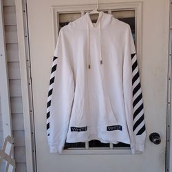 Off white C/O Virgil abloh “blue collar “ Hoodie XL Men's 