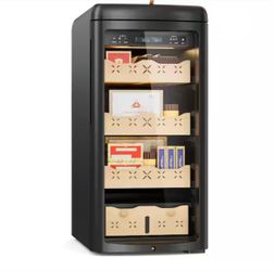115 L Electric Humidor 900-Counts Cigar Humidor with Heating and Cooling and Humidity Control Wine Chiller