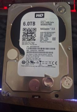 Western Digital Sata 3.0 6.0TB WD60EFRX