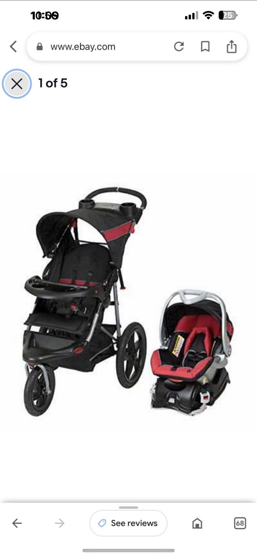 Stroller With Car Seat For Baby
