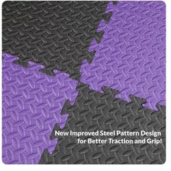 New gym mats really good to exercise or yoga. They are 1 inch thick. Showing 6 pcs (24 Sq. Ft) Comes with 12 pcs (48 Sq Ft) per order