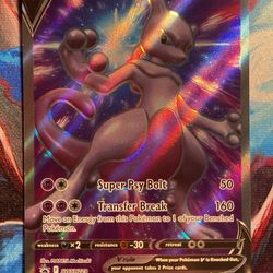 Pokemon Card Mewtwo V 