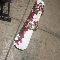 Lamar Contact Series 151 Snowboard Plus Tech Nine Bindings