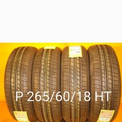 4 New Tires For Sale 265/60/18 We Service Motorcycle Tires
