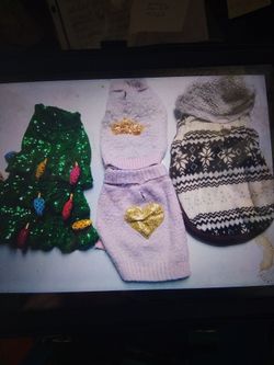 Dog clothes $3 each