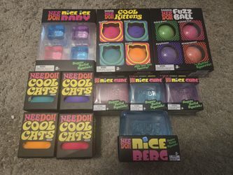 Needoh Cool Cats, Ice Berg, ice Cube Toys