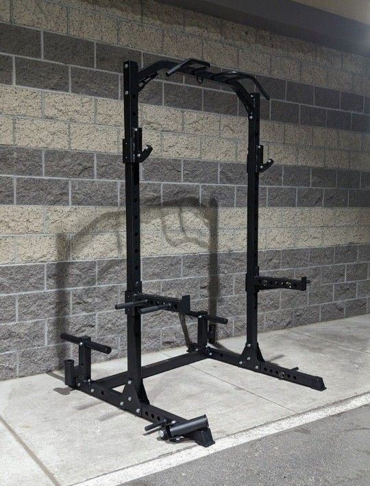 New Monster Half Rack Squat Rack Add  Weight Bench djustable Bench, Olympic Weights , Olympic Barbell  