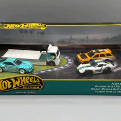 HOT WHEELS Premium FLEET STREET jdm Greddy drift TRANSPORT