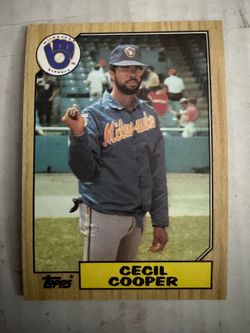 Baseball card-Cooper Brewers