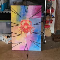 Abstract Graffiti mask