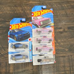Hot Wheels Die-Cast Cars Bundle – 7 Pack