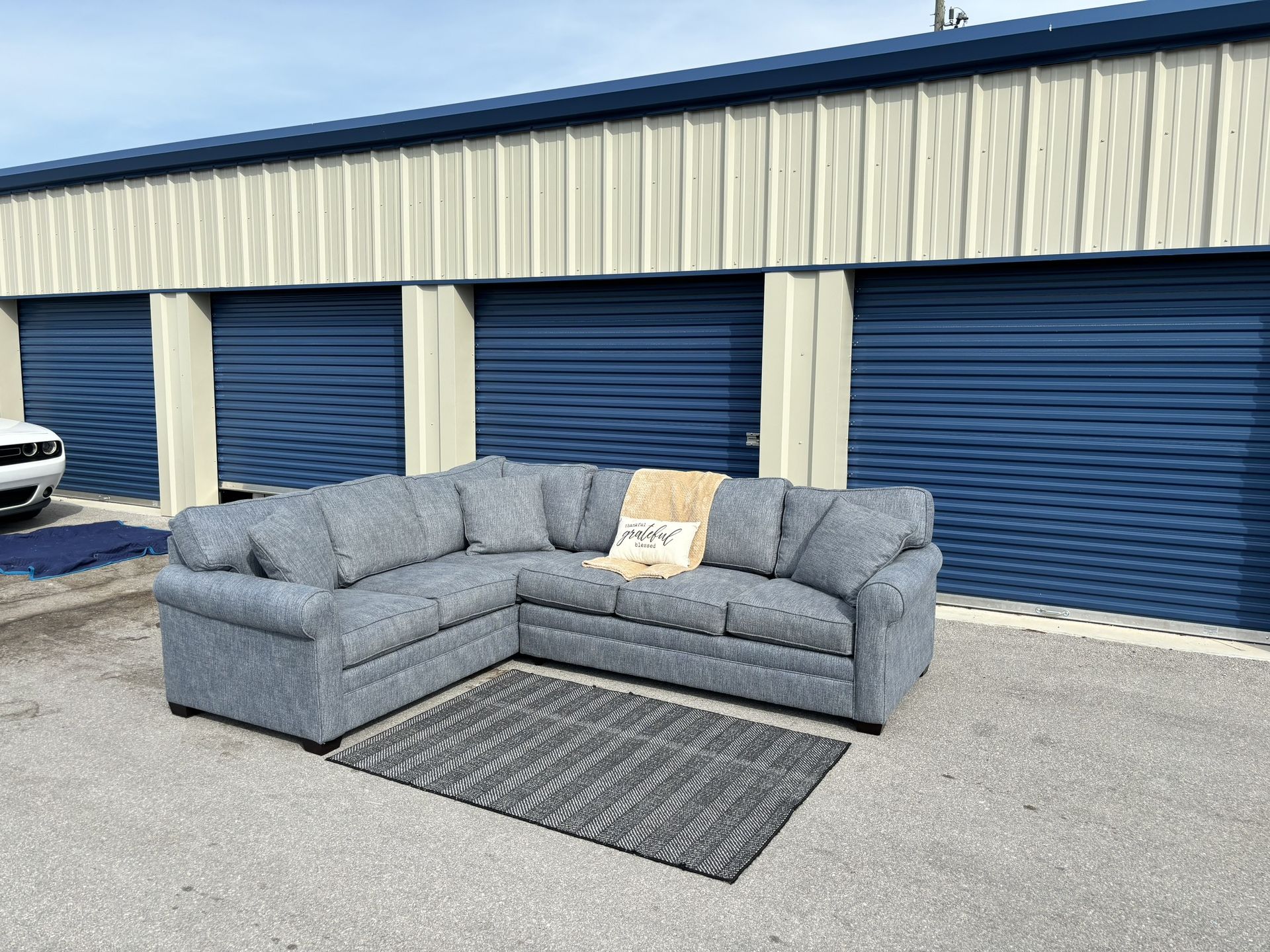 Braxton Culler Sectional Couch Retail: $3800 Free Delivery & Installment