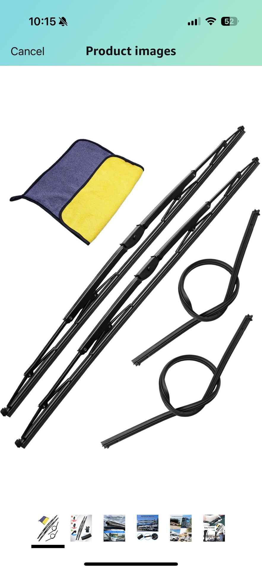 32" Heavy Duty Windshield Wiper Blade with Wide Saddle Mount R.V, Buses 16.5mm