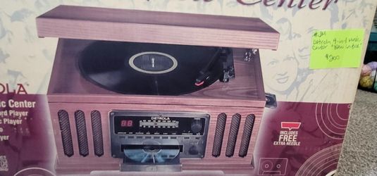 This is for a new in the box Detrola 4-in-1 Music This is