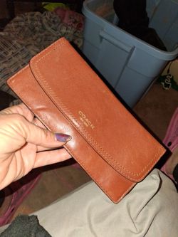 Coach New York Brown Leather Wallet