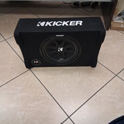 12" Kicker Comp In Down Firing Enclosure 4 Ohm 