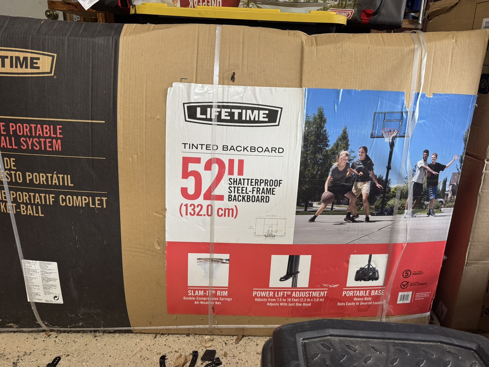 lifetime basketball hoop brand new still in box, retail $350
