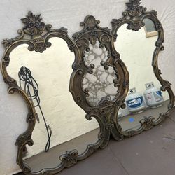 Large  Antique Mirror  (Serious Buyers Please)