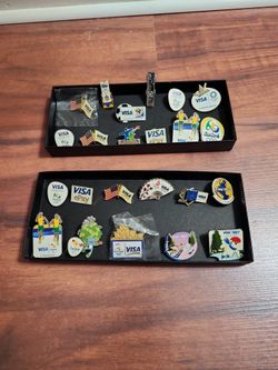 Collectable Olympic Visa Pins (23)