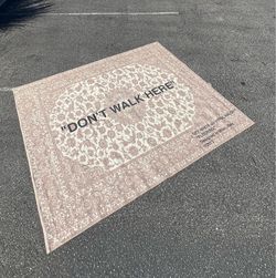 Off-White Virgil Abloh "Don't Walk Here" Rug