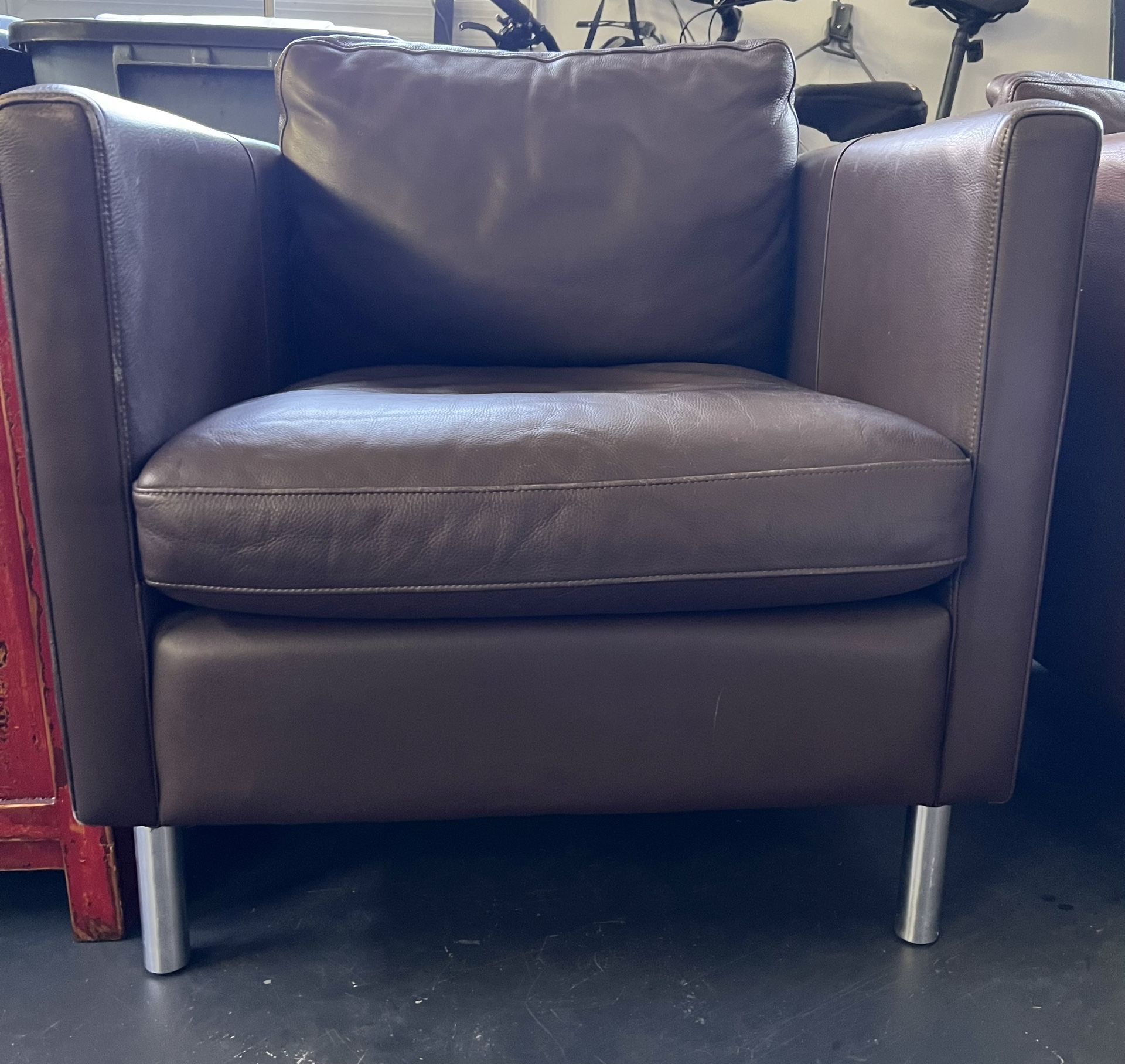 Room and Board Leather Chairs